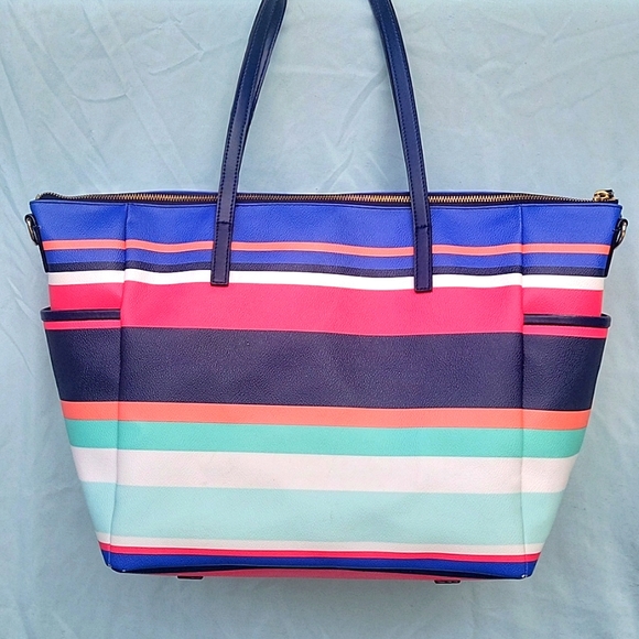 Kate Spade Laurel Way striped baby bag tote - Picture 7 of 13